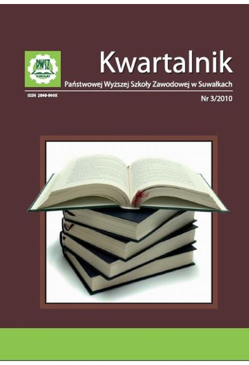 Kwartalnik Państwowej Wyższej Szkoły Zawodowej w Suwałkach nr 3/2010