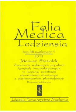 Folia Medica Lodziensia t....