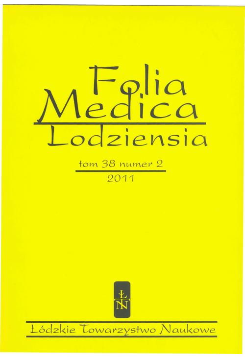 Folia Medica Lodziensia t. 38 z. 2/2011