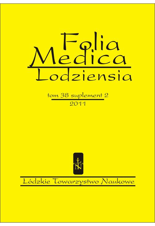 Folia Medica Lodziensia t. 38 suplement 2/2011