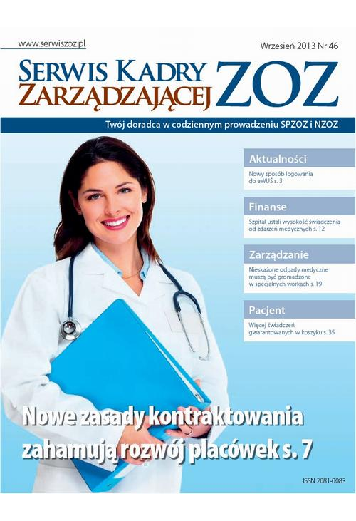 Serwis Kadry Zarzadzającej ZOZ wrzesień 2013 nr 46