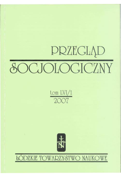 Przegląd Socjologiczny t....