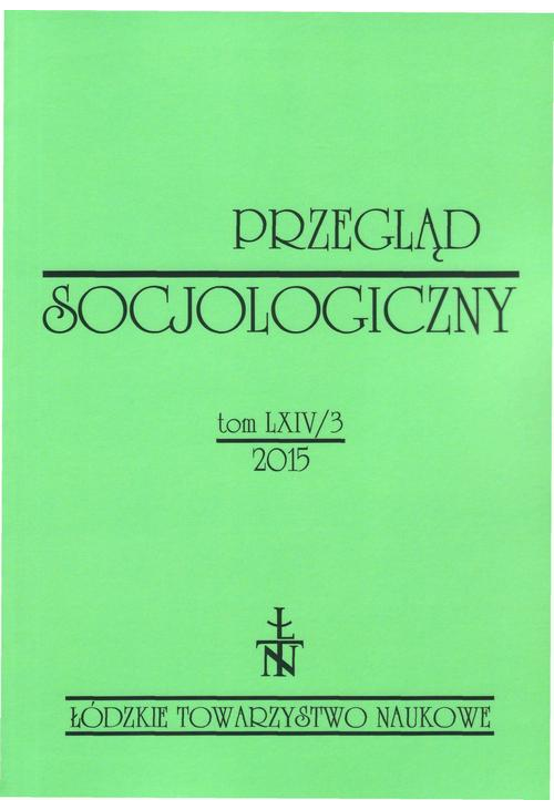 Przegląd Socjologiczny t. 64 z. 3/2015