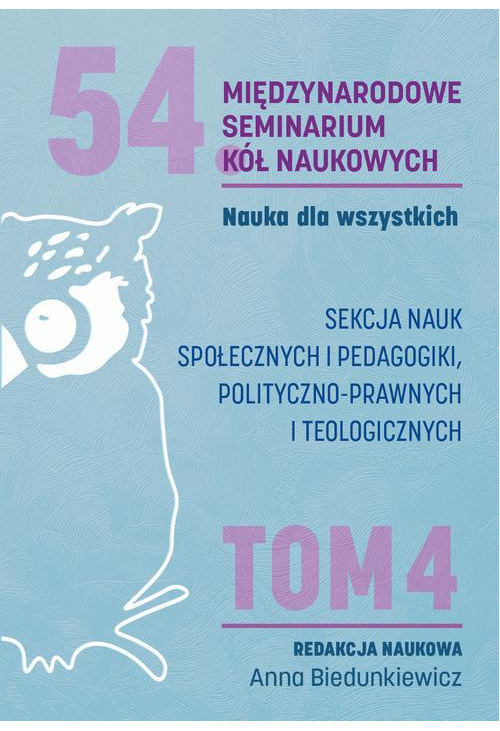 Nauka dla wszystkich SEKCJA NAUK SPOŁECZNYCH I PEDAGOGIKI, POLITYCZNO-PRAWNYCH I TEOLOGICZNYCH