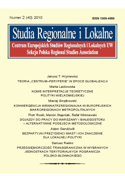 Studia Regionalne i Lokalne...