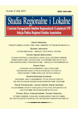 Studia Regionalne i Lokalne...