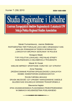 Studia Regionalne i Lokalne...