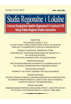 Studia Regionalne i Lokalne...
