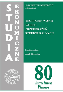 Studia Ekonomiczne. Teoria...