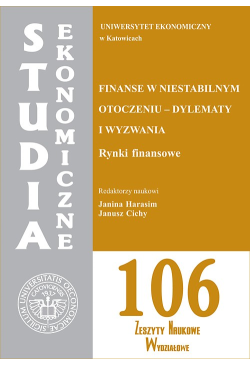 Studia Ekonomiczne. Finanse...