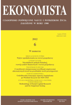 Ekonomista 2012 nr 6