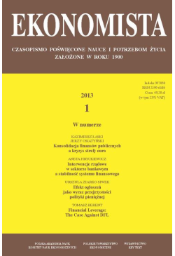 Ekonomista 2013 nr 1