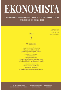 Ekonomista 2013 nr 3