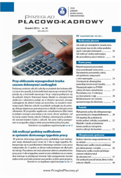 Przegląd płacowo-kadrowy...