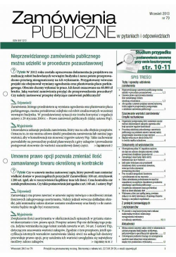 Zamówienia publiczne w...