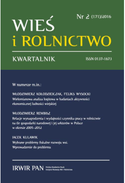 Wieś i Rolnictwo nr...