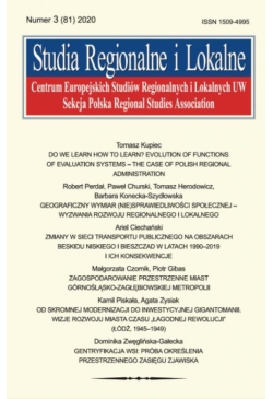 Studia Regionalne i Lokalne...