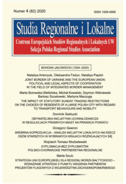 Studia Regionalne i Lokalne...