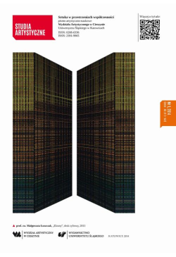 Studia Artystyczne. Nr 1:...