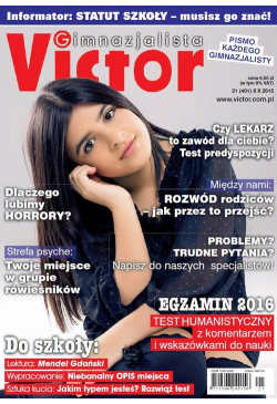 Victor Gimnazjalista 21/2015