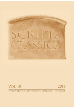 Scripta Classica. Vol. 10