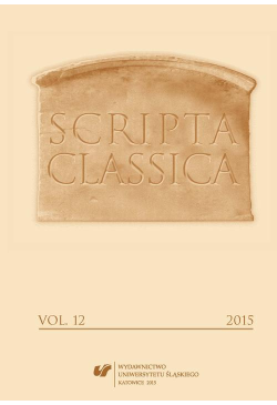 Scripta Classica. Vol. 12