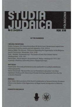 Studia Judaica 2014/2 (34)