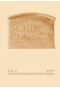 Scripta Classica. Vol. 6