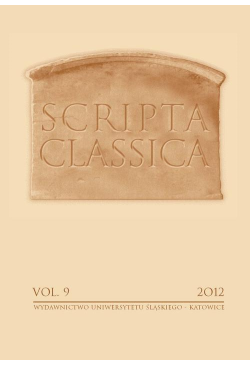 Scripta Classica. Vol. 9