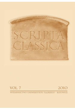 Scripta Classica. Vol. 7