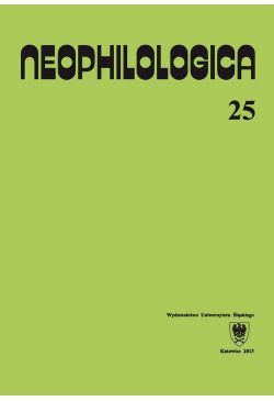 Neophilologica. Vol. 25:...