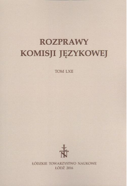Rozprawy Komisji Językowej...