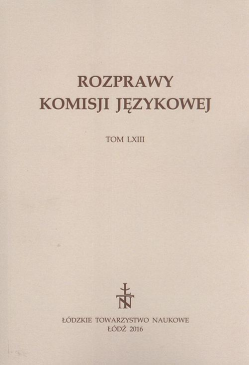 Rozprawy Komisji Językowej...