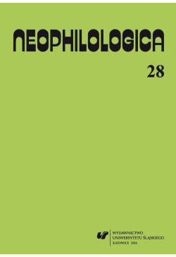 Neophilologica 2016. Vol. 28