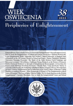 Wiek Oświecenia 38/2022