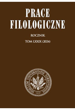 Prace Filologiczne LXXIX