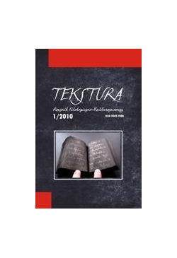 Tekstura. Rocznik...