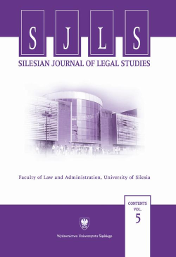 Silesian Journal of Legal...