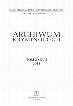 Archiwum Kryminologii, tom...