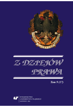 Z Dziejów Prawa. T. 9 (17)