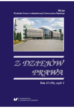 Z Dziejów Prawa. T. 11 (19)...