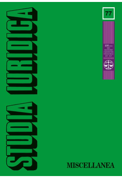 Studia Iuridica, nr 77