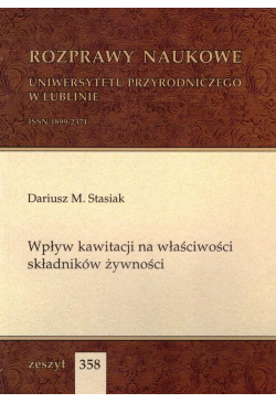 Wpływ kawitacji na...