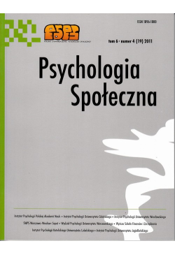 Psychologia Społeczna nr...