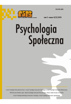 Psychologia Społeczna nr...