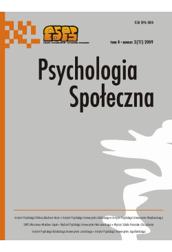 Psychologia Społeczna nr...