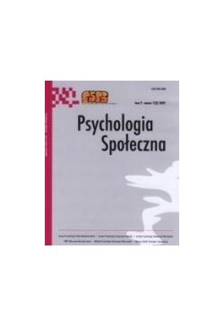 Psychologia Społeczna nr...
