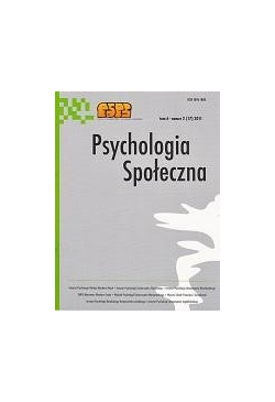 Psychologia Społeczna nr...