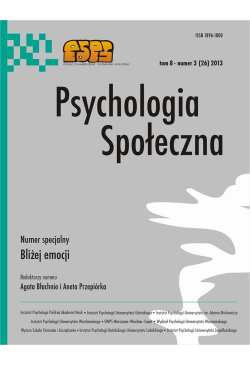 Psychologia Społeczna nr...