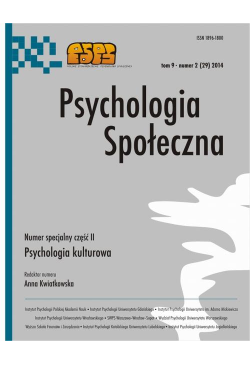 Psychologia Społeczna nr...